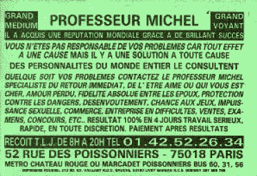 Professeur Michel, premi�re version
