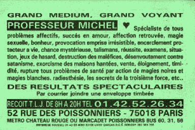 Professeur Michel, deuxi�me version